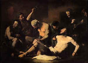 Die Folterung von Alonso Cano (1601-67) ca. 1867