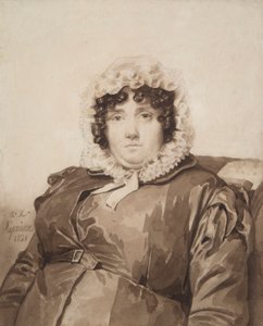 Ohne Titel (Porträt des Künstlers) von Auguste Xavier Leprince