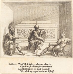 Christus im Grab von Augustin Hirschvogel