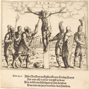 Christus wird Essig zu trinken gegeben