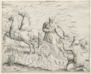 Elija fährt in den Himmel auf, 1547