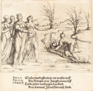 Das Auffinden des Moses von Augustin Hirschvogel
