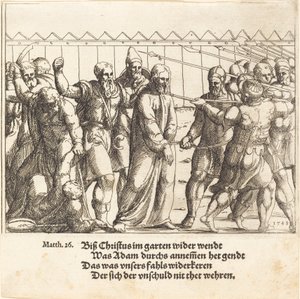 Jesus wird zu Kaiphas geführt, 1549