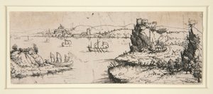 Landschaft mit Fluss