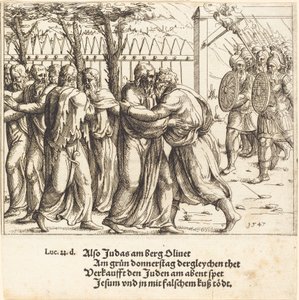 Der Kuss des Judas von Augustin Hirschvogel