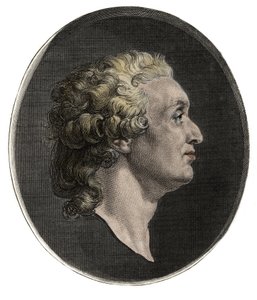 Porträt von Marie Jean Antoine Nicolas de Caritat, Marquis de Condorcet (1743-1794) nach Augustin Saint-Aubin - 1736-1807 von Augustin de (after) Saint Aubin