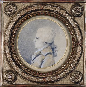 Wolfgang Amadeus Mozart (1756-1791) von Augustin de Saint Aubin