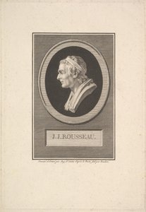 Porträt von J. J. Rousseau, 1801