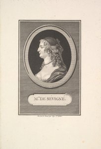 Porträt von Marie de Rabutin, Mise de Sévigné, 1802