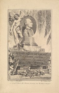 Porträt von Pierre Laurent de Belloy, ca. 1765 von Augustin de Saint Aubin