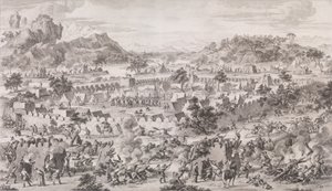 Die Schlacht von Tonguzluq, 1773 von Augustin de Saint Aubin
