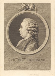 Jean-Charles-Philibert Trudaine von Augustin de Saint Aubin after Charles Nicolas Cochin II