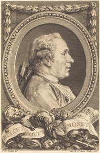 Jean Monnet von Augustin de Saint Aubin after Charles Nicolas Cochin II