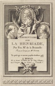 Kommentar zur Henriade von Augustin de Saint Aubin after Clément Pierre Marillier