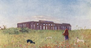 Basilika von Paestum von Augustine Fitzgerald
