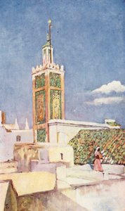 Das Minarett der Großen Moschee von Tanger