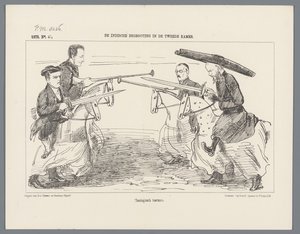 Utrechter Maskerade von 1851: Rhetoriker im Jahr 1500 von Augustinus Jacobus Bernardus Wouters