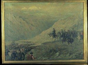 Der Übergang der Anden im Jahr 1817