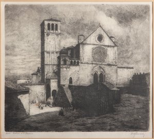 Assisi, Basilika des Heiligen Franziskus von Augusto Baracchi