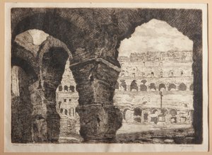 Rom, die Bögen des Kolosseums von Augusto Baracchi