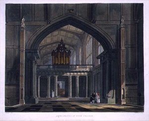 Vorhalle des Eton College, aus 
