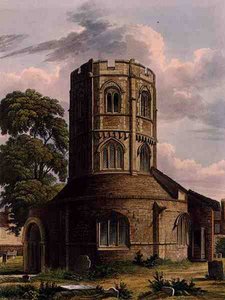 Kirche des Heiligen Grabes, Cambridge, aus 