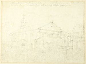 Studie für Covent Garden Market, Westminster-Wahl, aus Microcosm of London von Augustus Charles Pugin