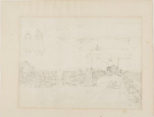 Studie für Speisesaal, Asyl
