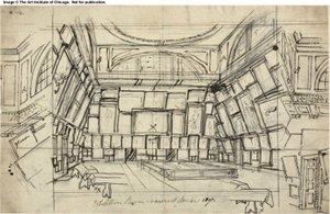 Studie für Ausstellungsraum, Somerset House, aus Microcosm of London von Augustus Charles Pugin