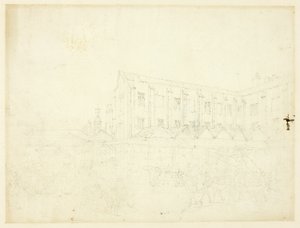 Studie für Leaden Hall Market, aus Microcosm of London von Augustus Charles Pugin