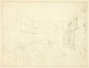 Studie für Royal Institution, Albemarle Street, aus Microcosm of London