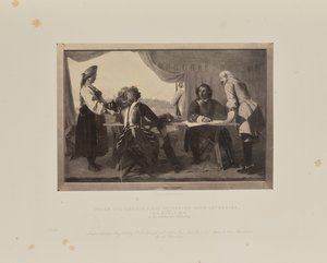 Peter der Große trifft zum ersten Mal auf Katharina, 1858 von Augustus Leopold Egg