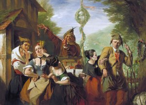 Szene aus Das Wintermärchen von Augustus Leopold Egg