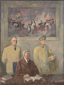 Das Oberkommando - Linkes Panel, 1947-1949 von Augustus Vincent Tack