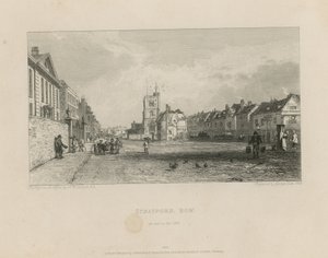 Gesamtansicht von Stratford in Bow von Augustus Wall Callcott