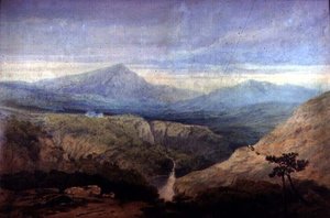 Mawddach-Tal: Cader Idris in der Ferne