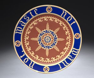 Brotplatte, ca. 1850