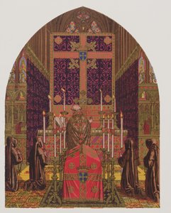 Kirchliches Design, Das Glossar der kirchlichen Ornamente und Kostüme, Lithographie von H.C. Maguire, 1844 von Augustus Welby Northmore Pugin