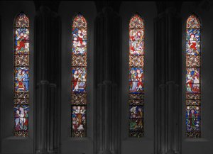 Szenen aus dem Leben Christi, Ostfenster von Augustus Welby Northmore Pugin