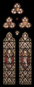 Heiliger Johannes von Beverley und Heilige Elisabeth von Ungarn von Augustus Welby Northmore Pugin