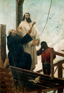 Martyrium von Tiradentes, gehängt in Rio am 21. April von Aurelio de Figueredo