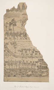 Triumph der assyrischen Könige (Kouyunjik), aus Denkmäler von Ninive, veröffentlicht 1849 von Austen Henry Layard