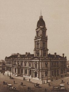 Melbourne, Australien: Hotham Rathaus von Australian School