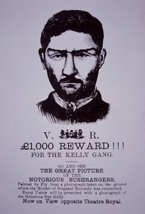 Ned Kelly Belohnungsposter