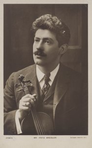Fritz Kreisler, österreichischer Geiger und Komponist