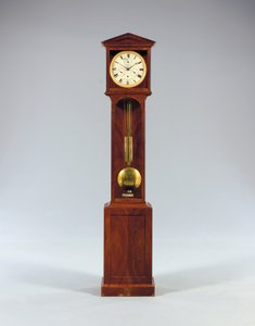 Monatsgehende Bodenstanduhr mit Zeitgleichung und Vollkalender, 1806