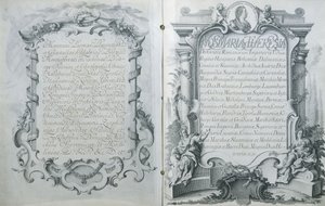 Österreichische Ratifizierung des Ehevertrags für Marie-Antoinette, Erzherzogin von Österreich, mit dem Dauphin Ludwig von Frankreich, 23. April 1770 von Austrian School