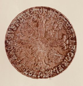 Österreichischer Silberthaler von Kaiser Franz II. (Franz I. von Österreich oder Franz II. des Heiligen Römischen Reiches) (1768-1835) 1797. Durchmesser 4 cm, Neapel, Archäologisches Museum von Austrian School