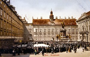 Kapelle im Hof der Kaiserlichen Burg in Wien, ca. 1905