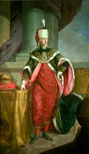 Kaiser Franz I. (1708-65) Heiliger Römischer Kaiser, in den offiziellen Roben des Ordens von St. Stephan